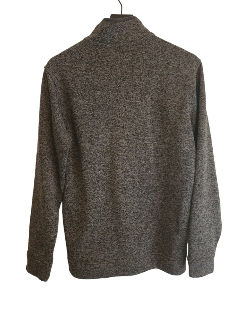 Eddie Bauer Fleece Mock Neck snap pull over Mens size Medium - Picture 2 of 3